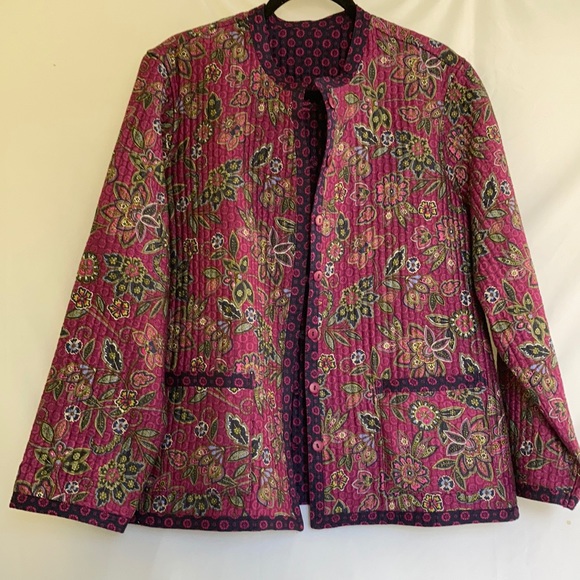 Appleseed's Jackets & Coats Nwt Appleseeds Reversible Quilted